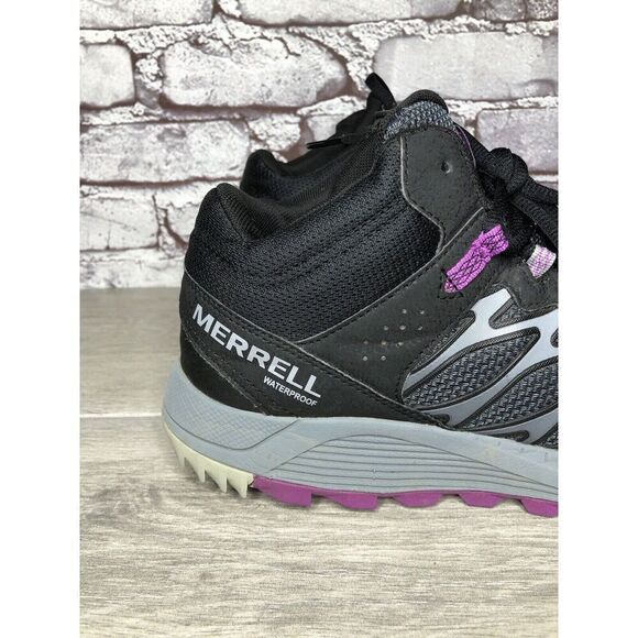 Merrell Wildwood Mid Waterproof Trail Running Hiking Shoes Women 9.5M US J135358 - Picture 13 of 16